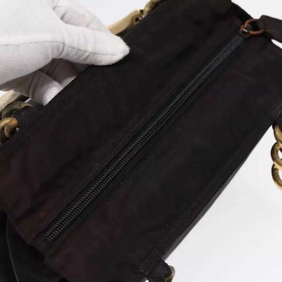 PRADA Hand Bag Nylon Black Auth - Picture 13 of 16